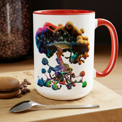 Tree of Infinite Possibility Mushroom Coffee Mug, 15oz