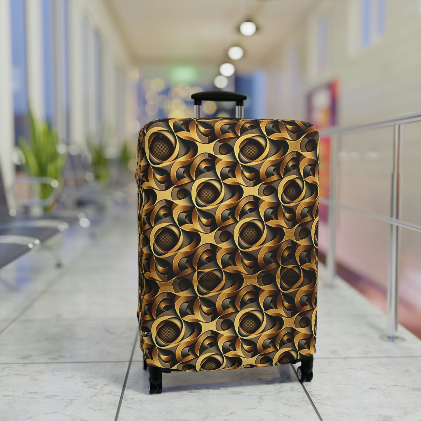 Geometric Infinity Luggage Cover