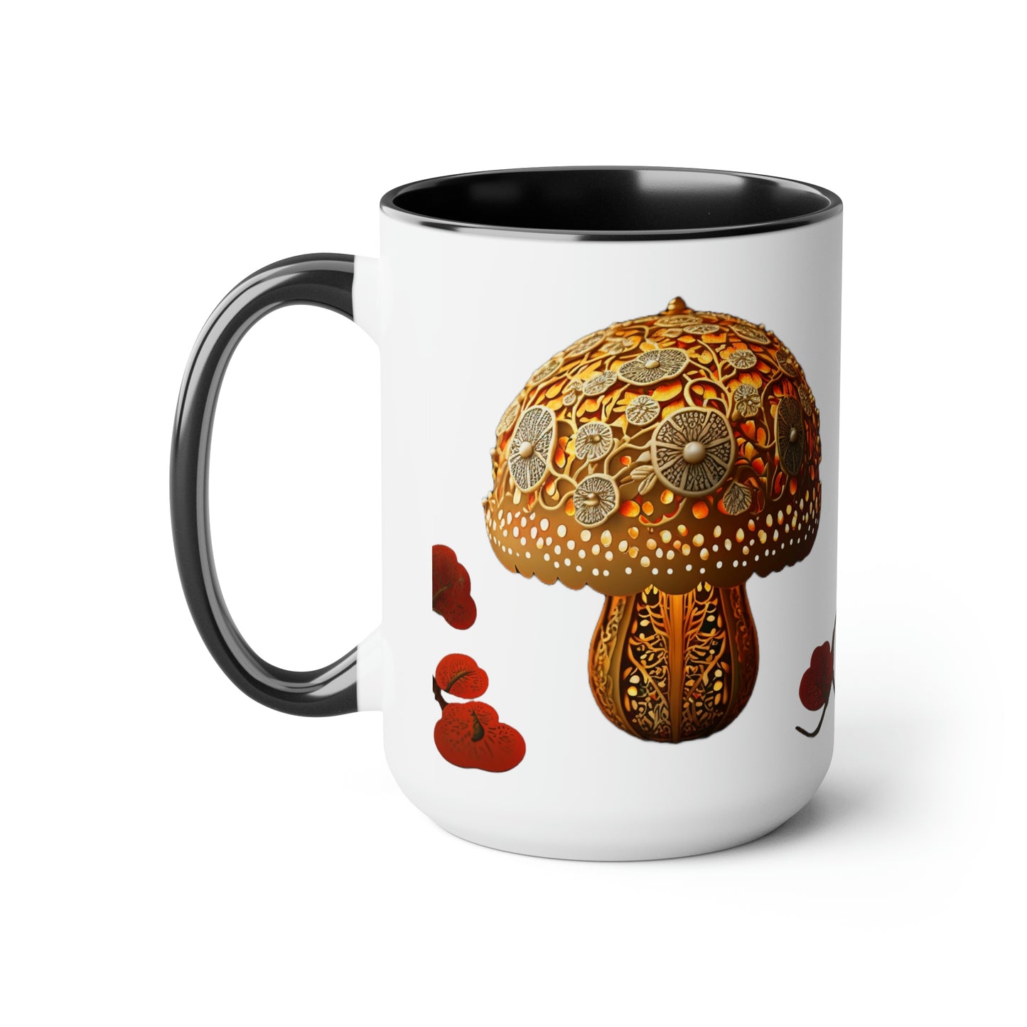 Fancy Mushroom Coffee Mug, 15oz