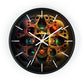 Geometric Wall Clock #4 w/ lines