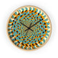 Optical Illusion Wall Clock w/ lines