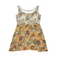 Floral Pattern Women's Skater Dress #3 v3