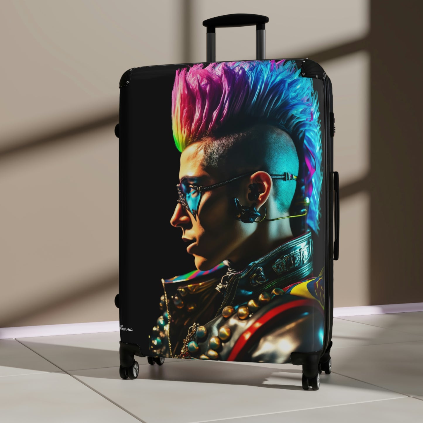 "Cyber Punk Rocker" Suitcases