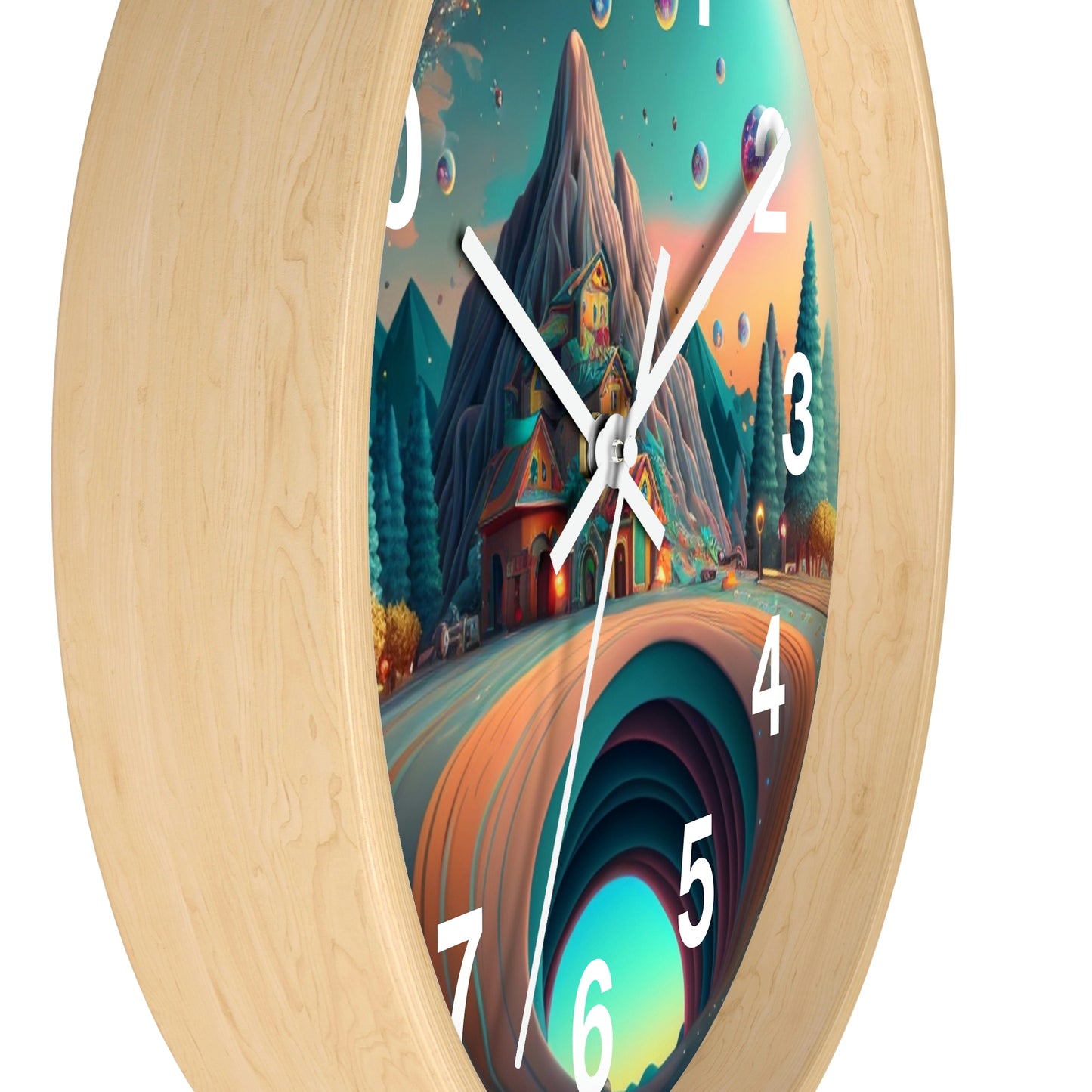 Other Worlds Wall Clock #3 w/ numbers