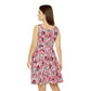 Floral Pattern Women's Skater Dress #14