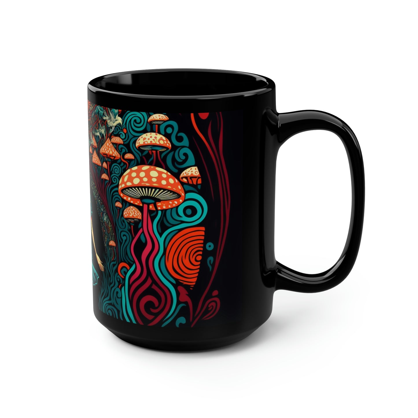 Alice Magic Mushroom Mug, 15oz