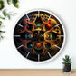 Geometric Wall Clock #4 w/ lines