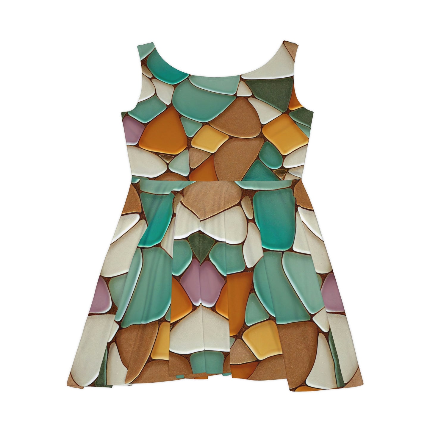 Mosaic Tile Skater Dress