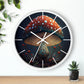 Amanita Dreams Wall Clock w/ lines