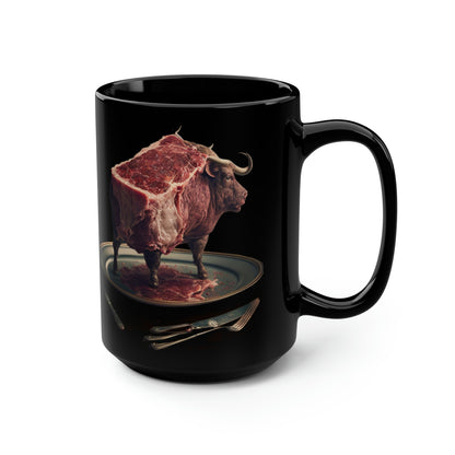 "Extra Rare" Black Mug, 15oz