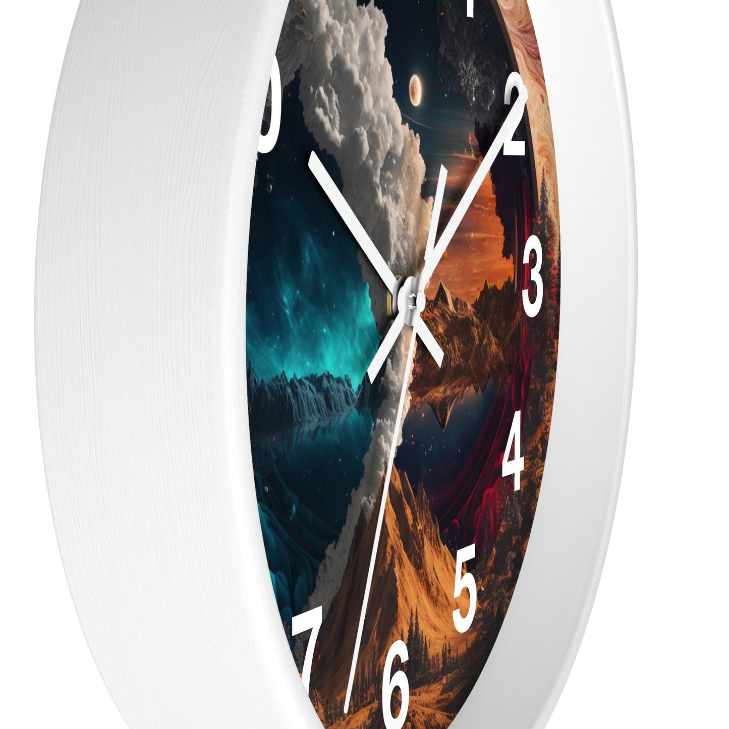 Duality Wall Clock #3 w/ numbers