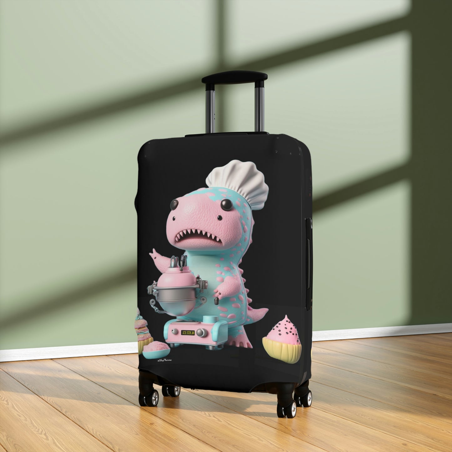 Dinosaur Baker Luggage Cover #4