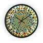 Optical Illusion Wall Clock w/ numbers