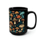 Mushroom Pattern Mug #5, 15oz