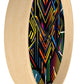 Geometric Wall Clock #3 w/ lines