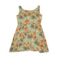 Floral Pattern Women's Skater Dress #8