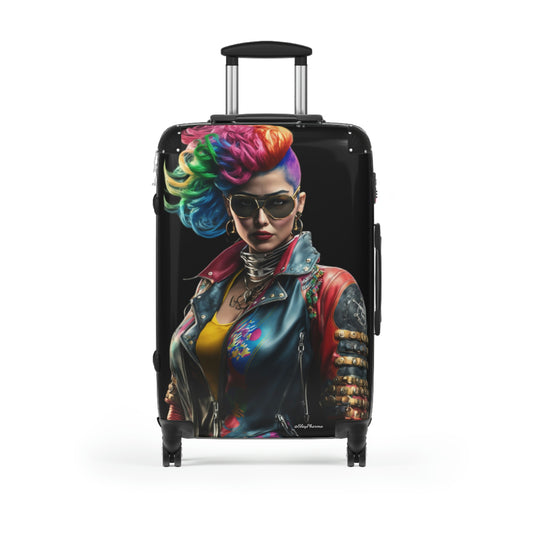 "Cyber Punk Rock Goddess" Suitcases