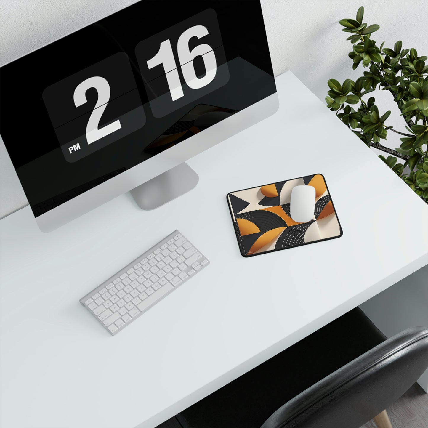 Modern Geometric Design Mouse Pad