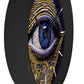 All Seeing Eye Wall Clock #4 w/ lines