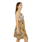 Floral Pattern Women's Skater Dress #3 v3