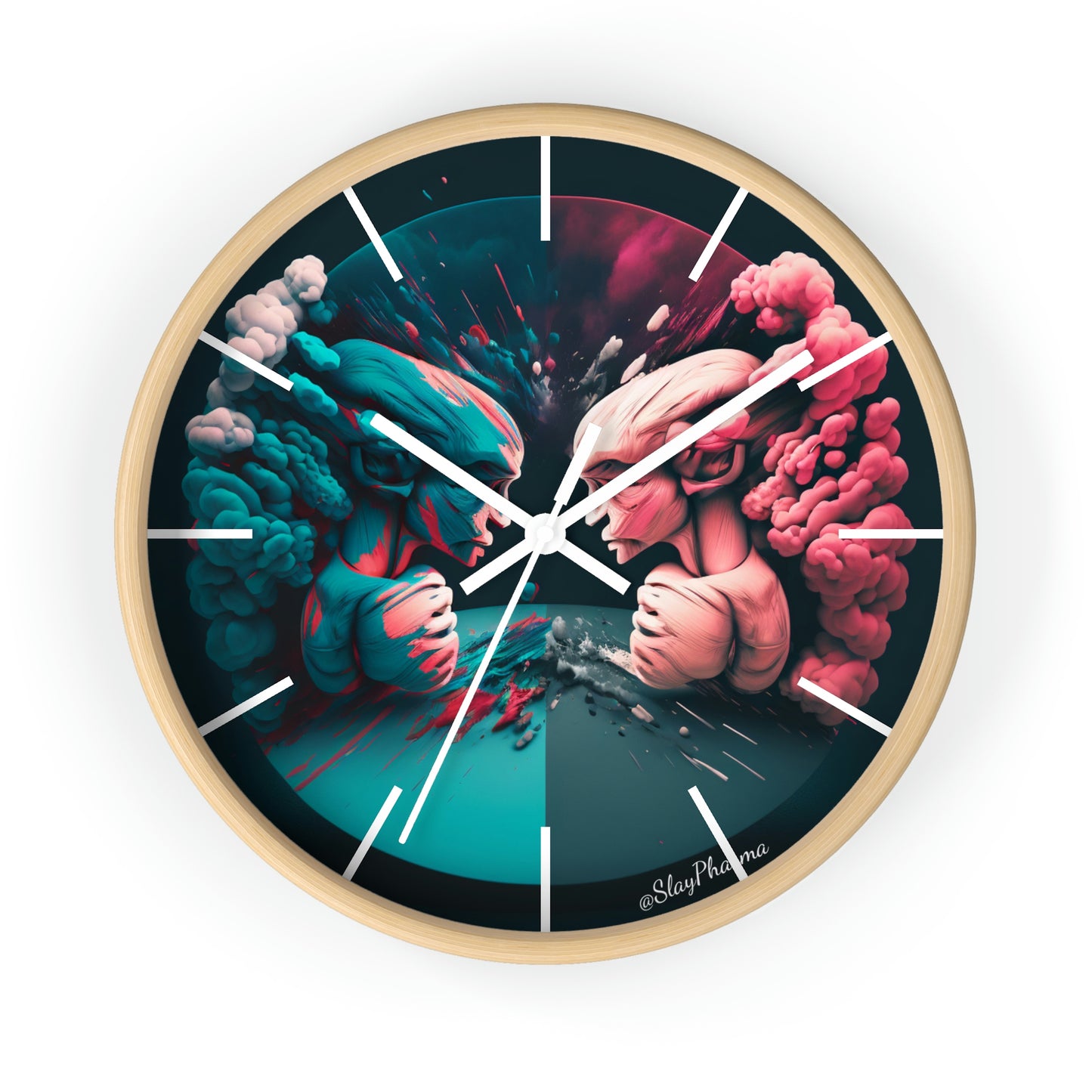 Duality Wall Clock #2 w/ lines