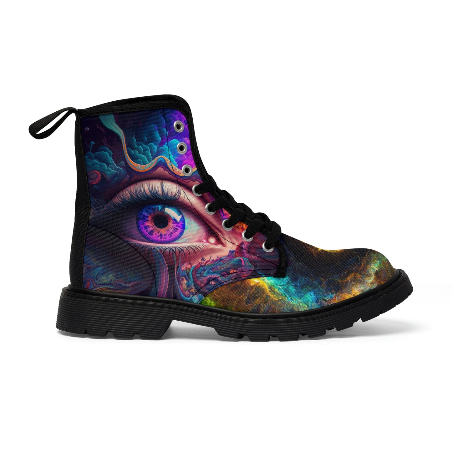 Men's Psychedelic Mushroom inspired boots