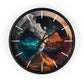 Duality Wall Clock #3 w/ lines