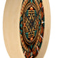 Native American pattern Wall Clock #2 w/ lines