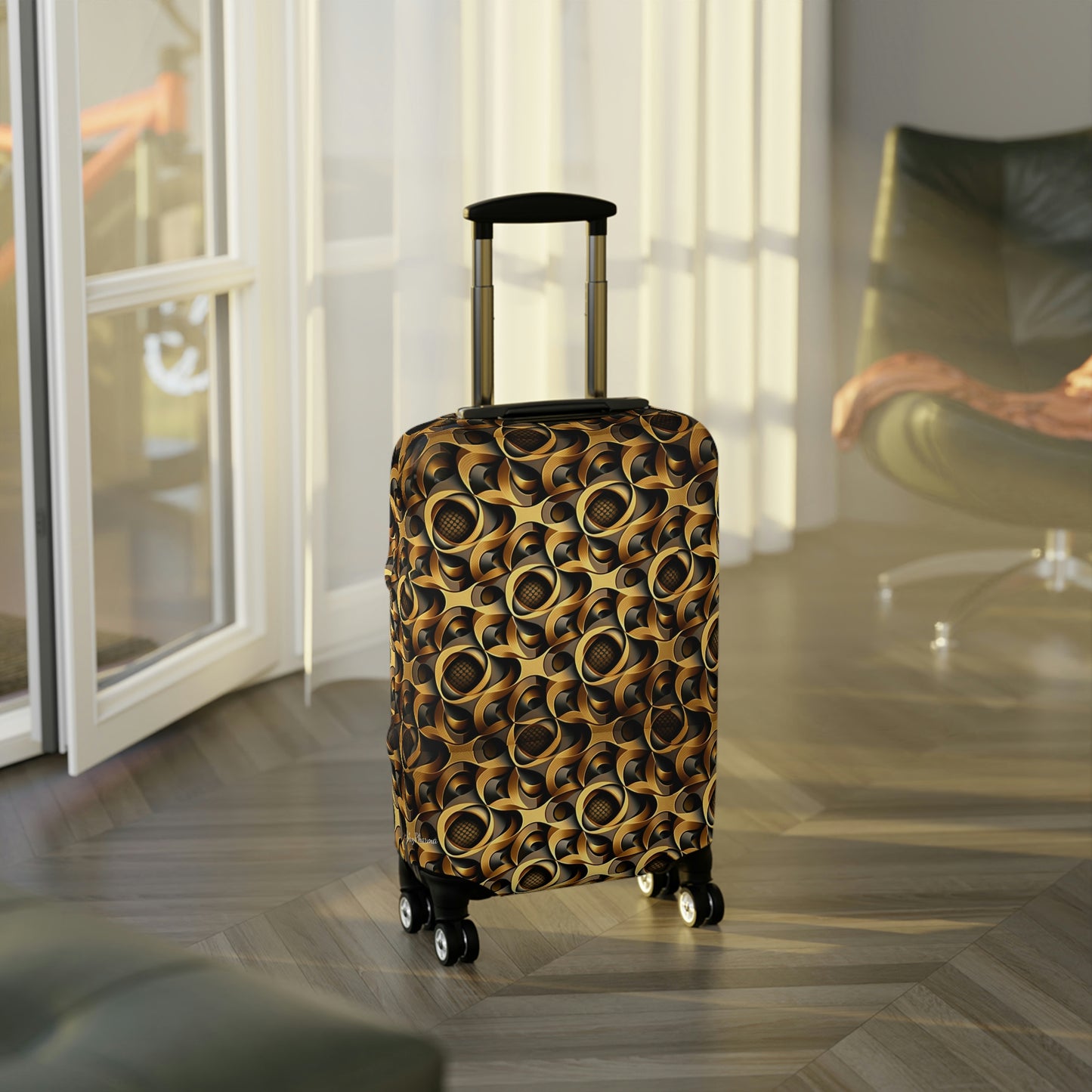 Geometric Infinity Luggage Cover