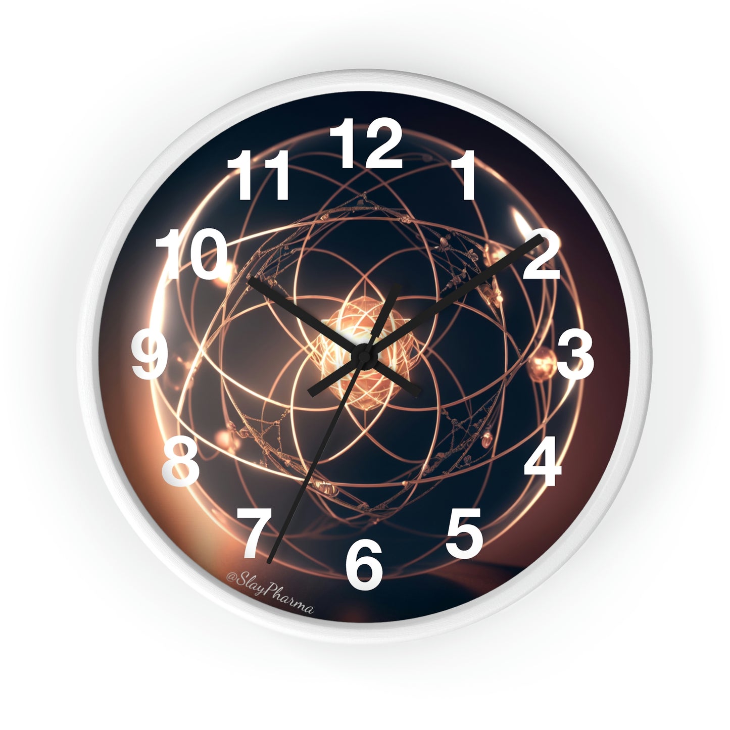 Atomic Wall Clock #1 lines