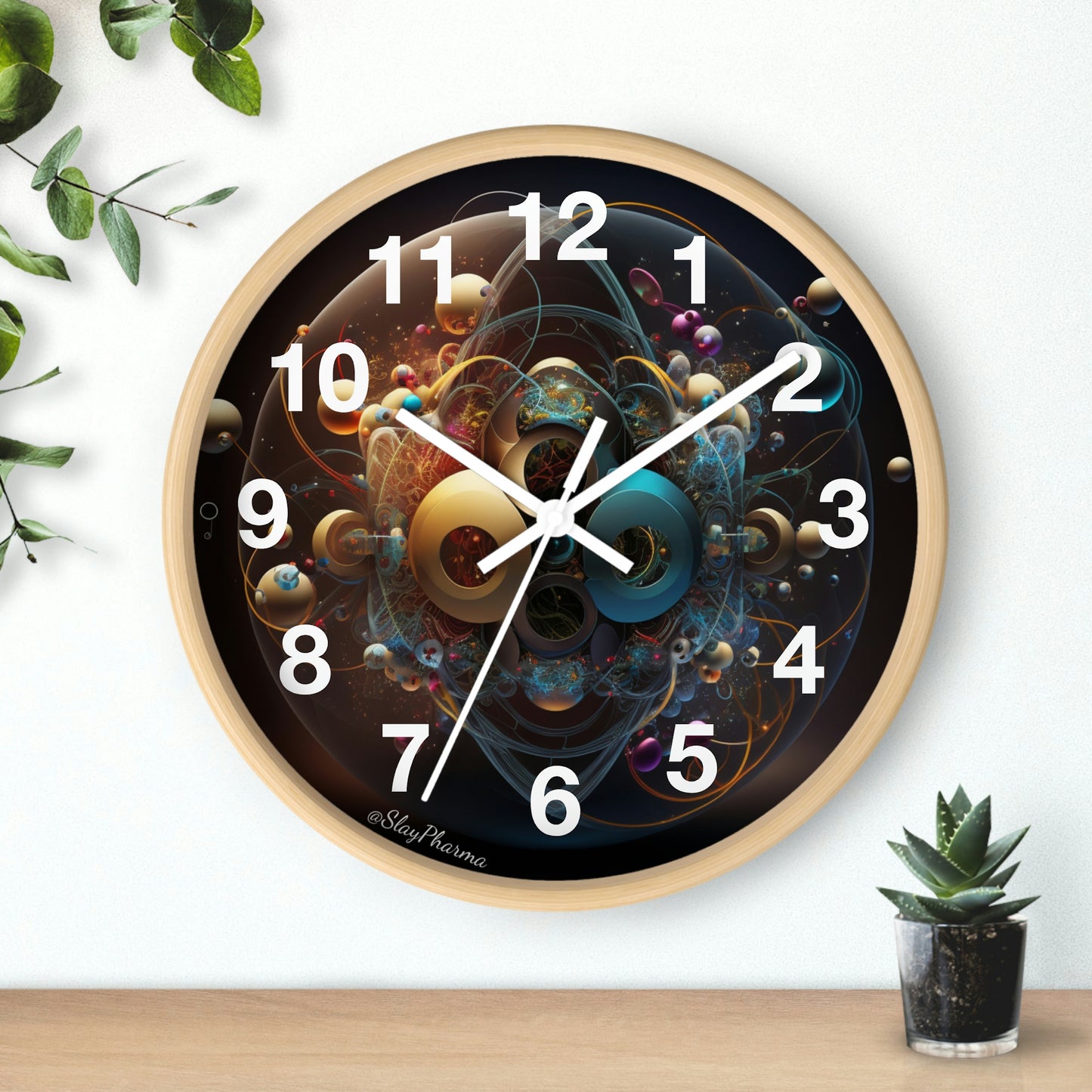 Atomic Wall Clock #4 w/ numbers