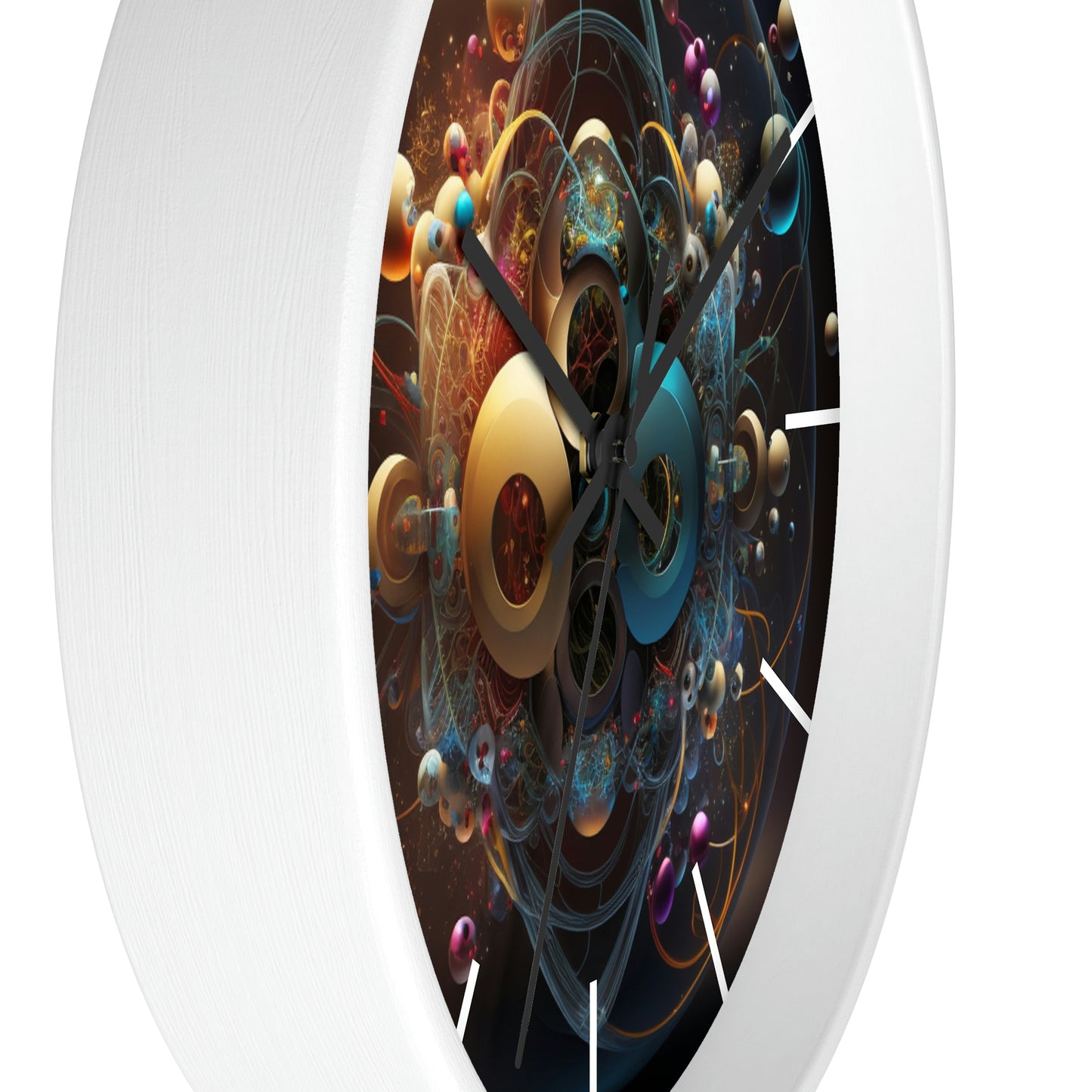 Atomic Wall Clock #4 w/ lines