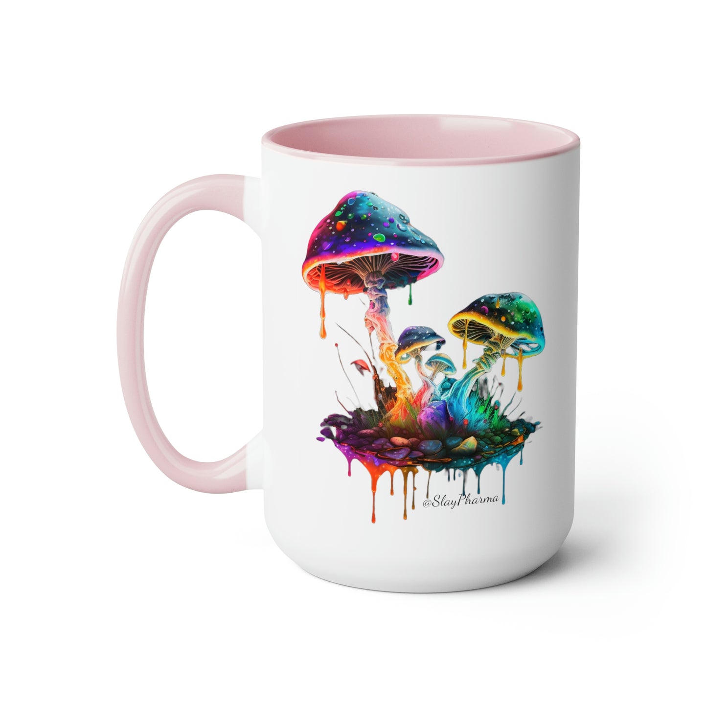 "Dripping with Potential" Mushroom Coffee Mug, 15oz