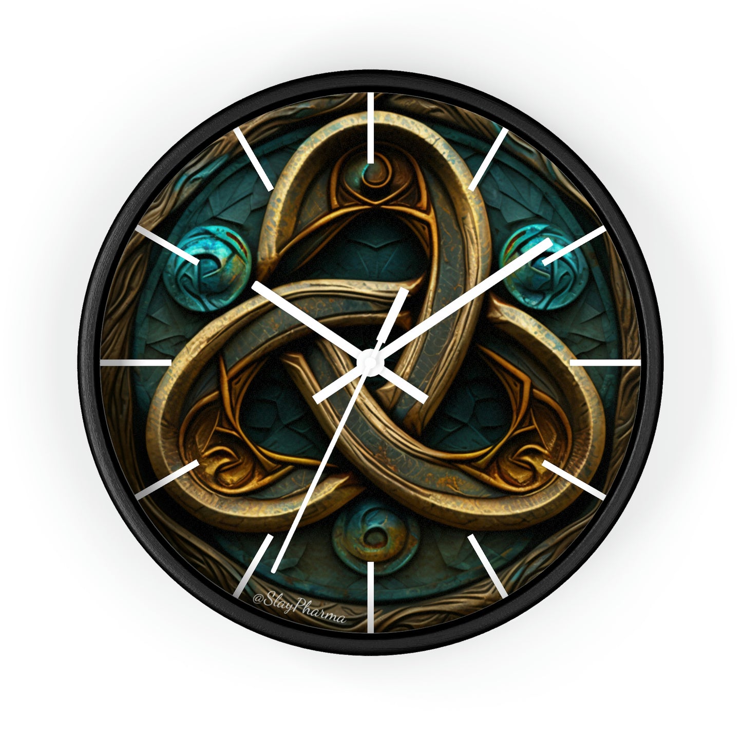 Trinity Wall Clock #2 w/ lines