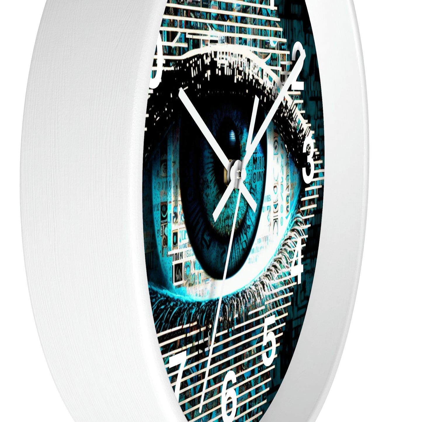 All Seeing Eye Wall Clock #2 w/ numbers