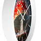 Amanita Dreams Wall Clock #3 w/ lines