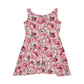 Floral Pattern Women's Skater Dress #14