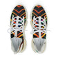 Geometric rainbow pattern Sneakers Mens Mesh Shoes