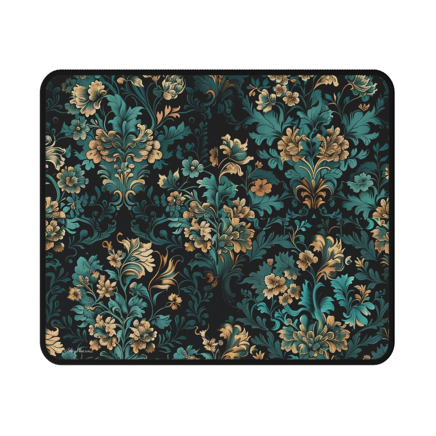 Victorian Floral Pattern Mouse Pad