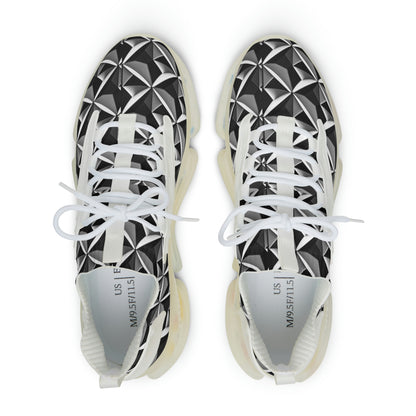 Diamond plate Sneakers Mens Mesh Shoes