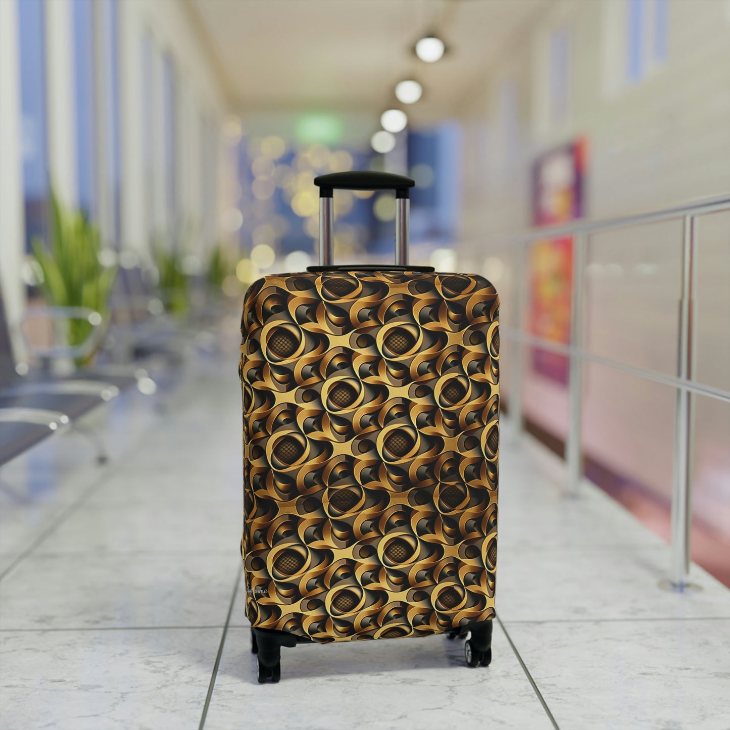 Geometric Infinity Luggage Cover