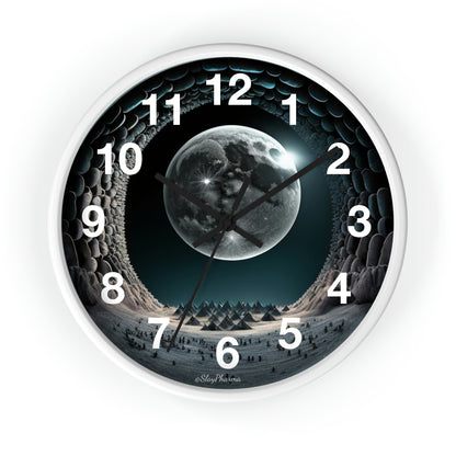 Lunar dreams Wall Clock w/ numbers