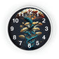 Infinite Mushroom DNA Wall Clock w/ numbers