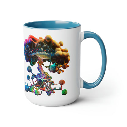 Tree of Infinite Possibility Mushroom Coffee Mug, 15oz