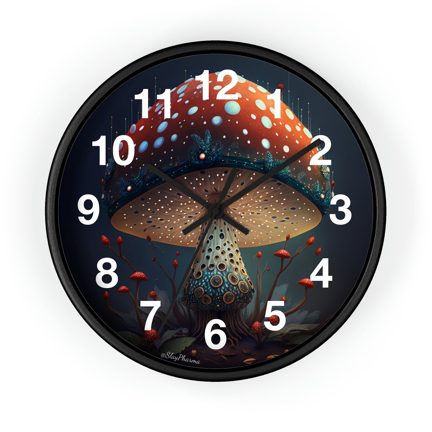 Amanita Dreams Wall Clock w/ numbers