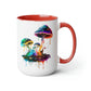 "Dripping with Potential" Mushroom Coffee Mug, 15oz