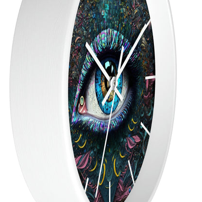 All Seeing Eye Wall Clock #1w/ lines
