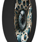 Geometric illusion Wall Clock #11 w/ numbers