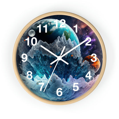 Other Worlds Wall Clock #1 w/ numbers