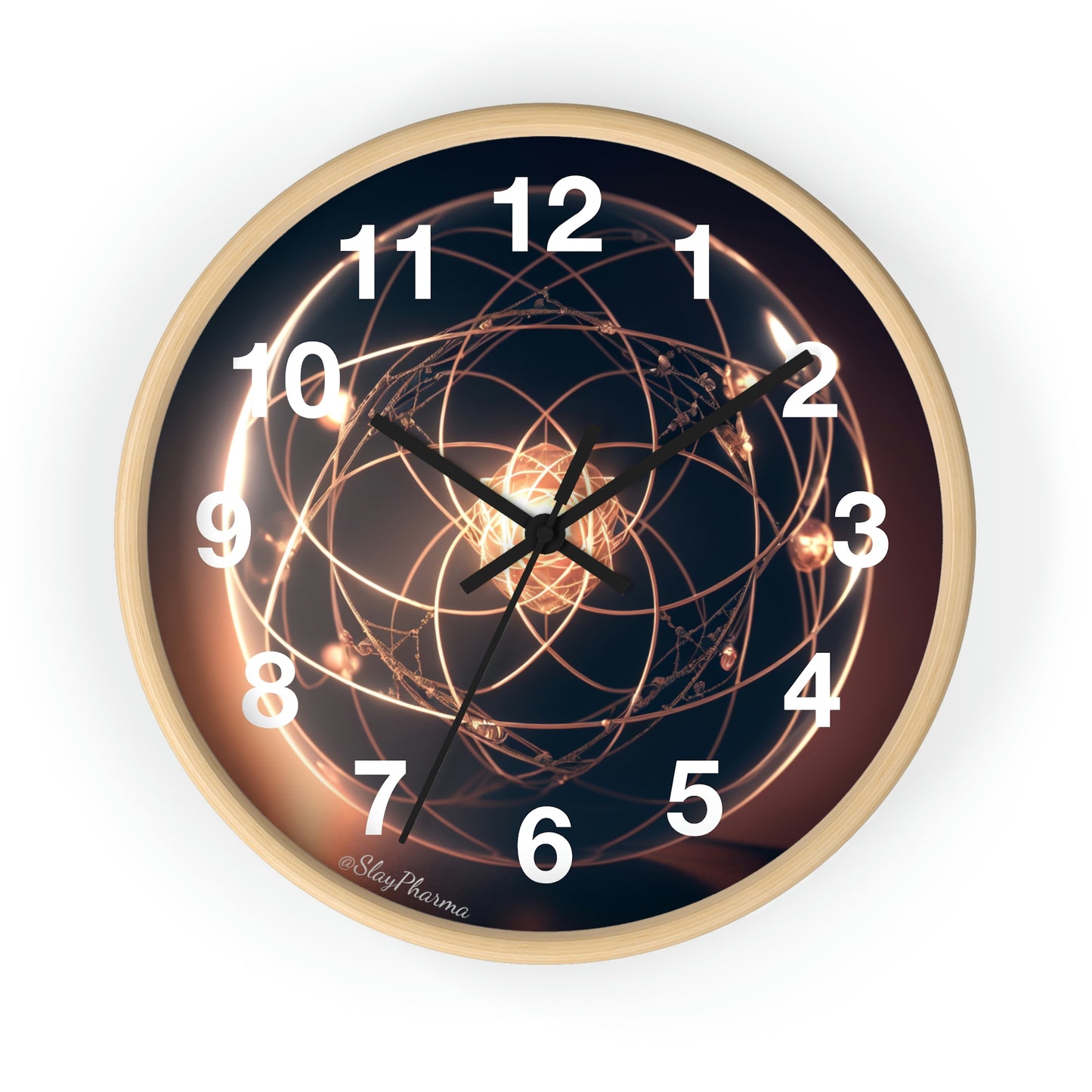 Atomic Wall Clock #1 lines